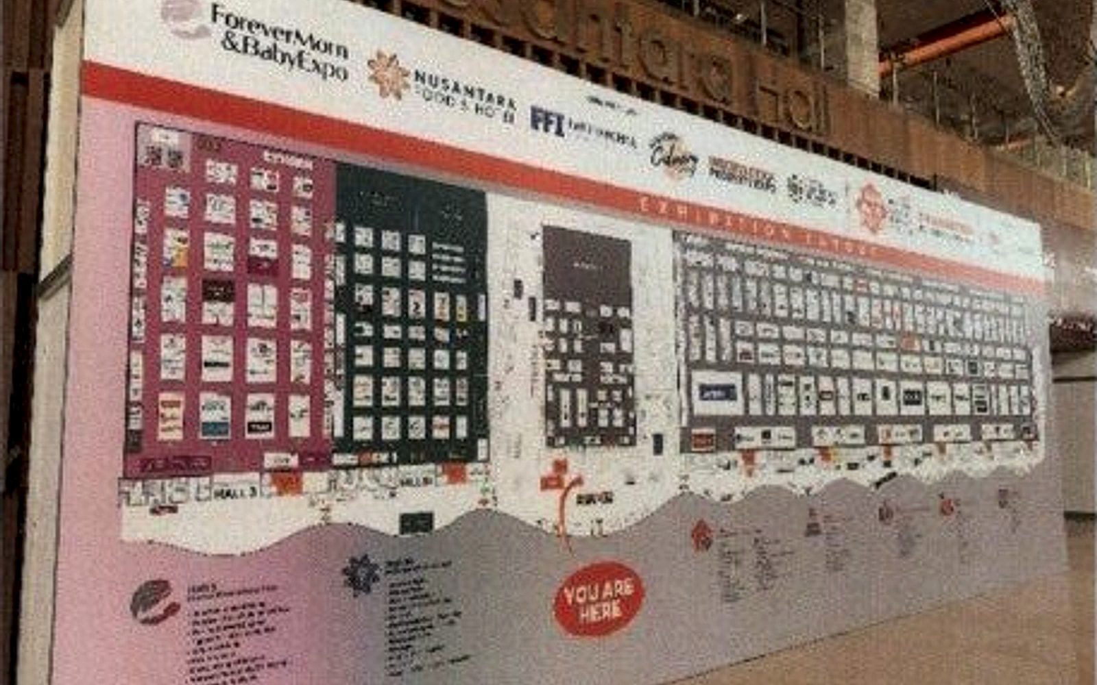 Jakarta IndoBuildTech 展示壁面